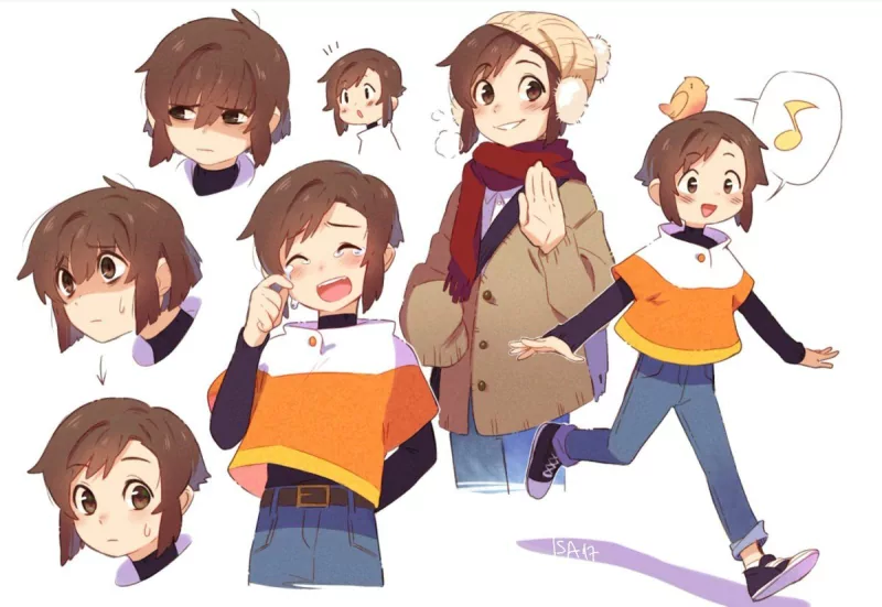 brown hair tears bird Cody Lozano Blasco Comic Lalin's Curse Image