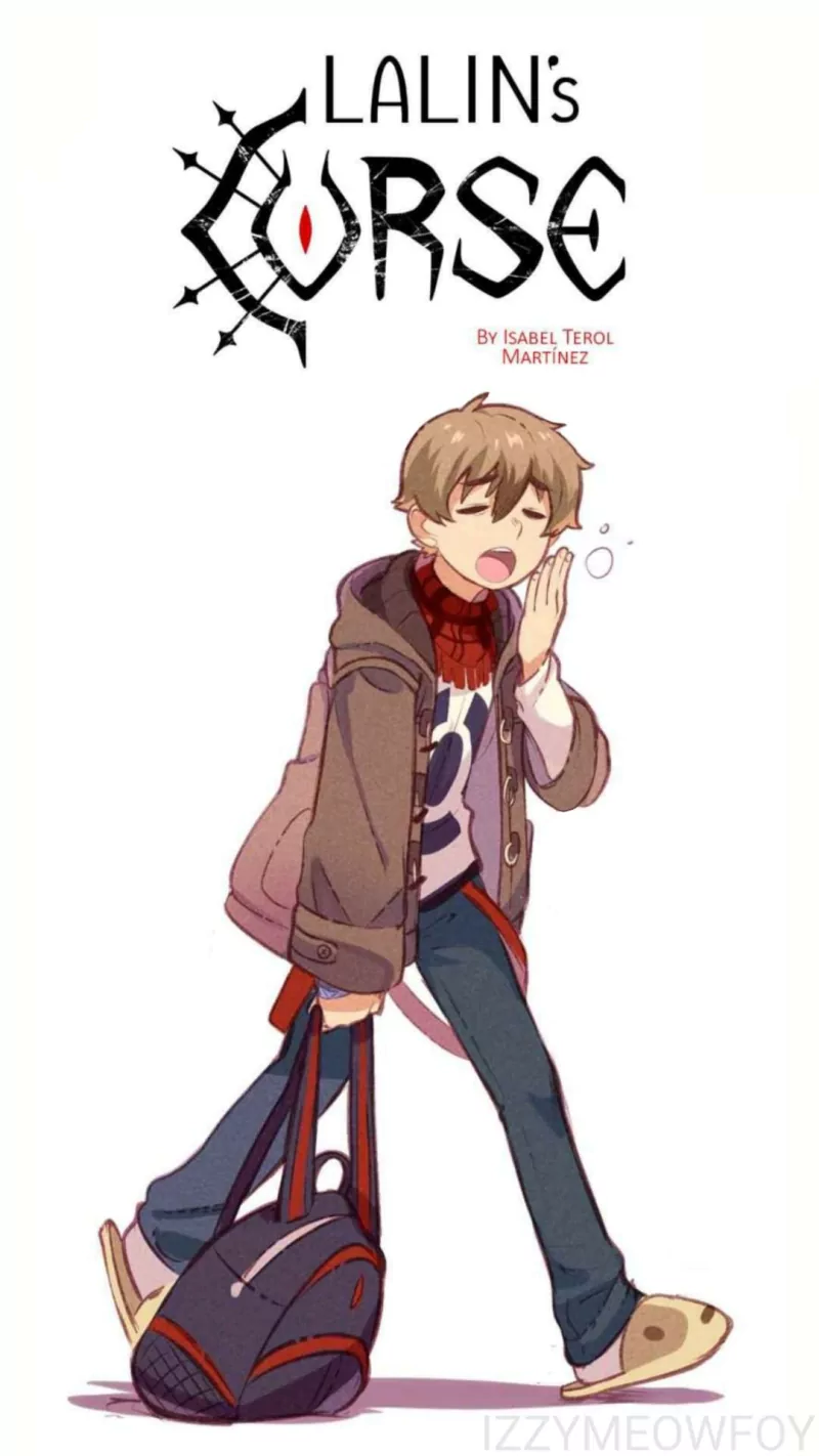 two-toned hair slipper backpack yawn David García Martínez Comic Lalin's Curse Image