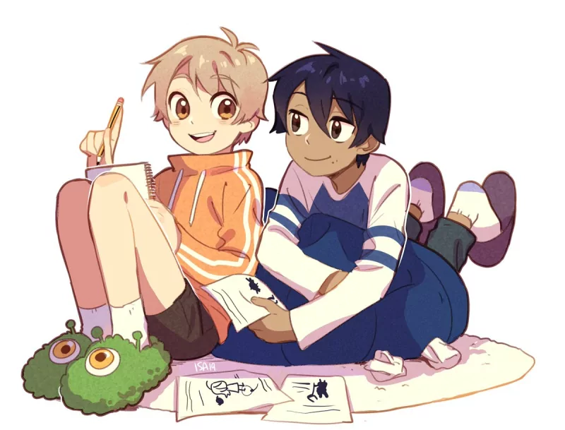 socks smile pencil paper slipper Felix López Dorado David García Martínez Comic Lalin's Curse Image