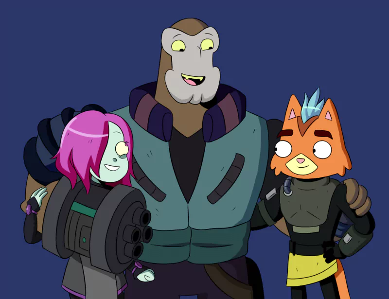smile Fox (Final Space) Ash Graven Little Cato (Final Space) TV Show Final Space Image