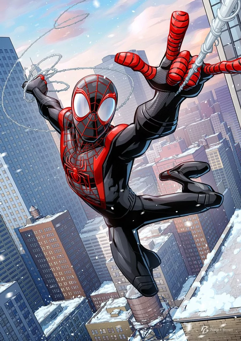 snow city spider man Miles Morales video game Marvel's Spider-Man: Miles Morales Image
