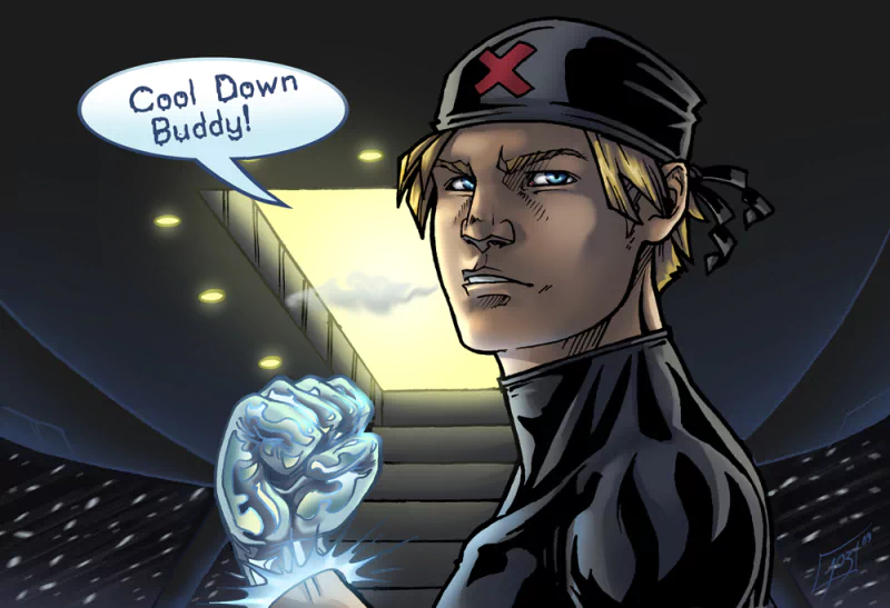 blonde Bobby Drake Iceman (Marvel Comics) Comic Ultimate X-Men Image