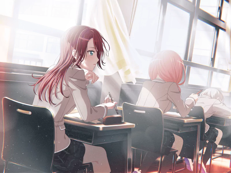 Afterglow (BanG Dream!) Moca Aoba Himari Uehara Tomoe Udagawa Anime BanG Dream! Image
