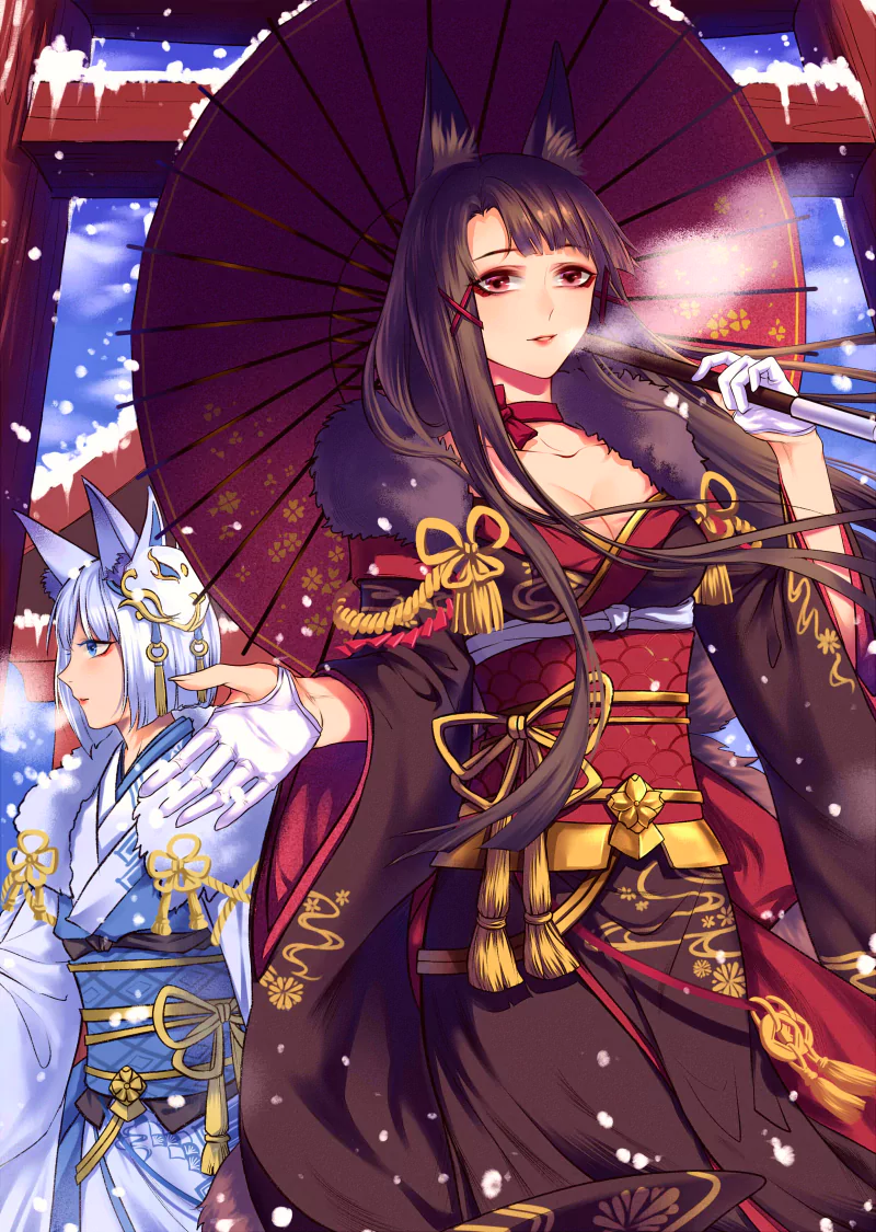 Kaga (Azur Lane) Akagi (Azur Lane) Anime Azur Lane Image