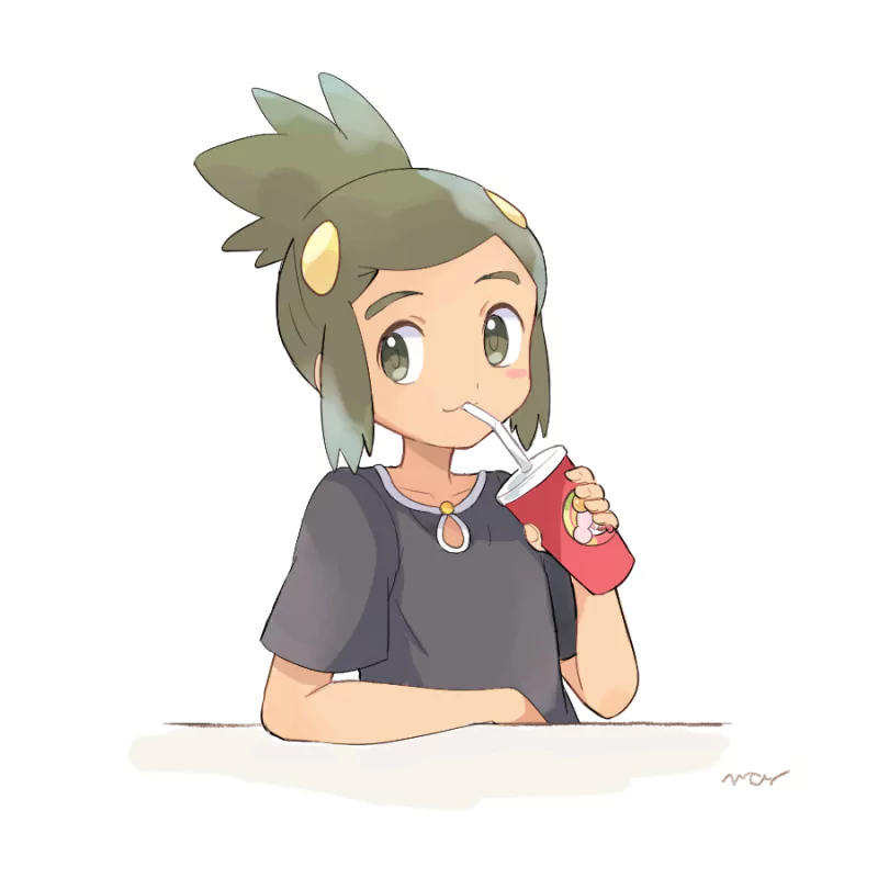 drink Hau (Pokemon) Anime Pokemon Image