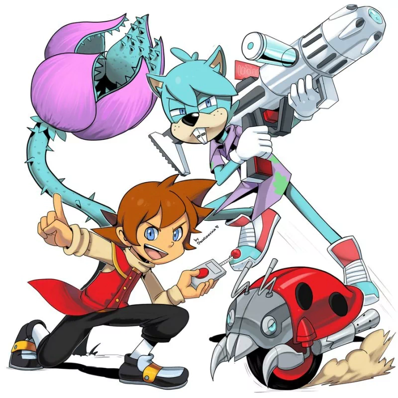 robot Dave the Intern Chris Thorndyke TV Show Sonic Boom Image