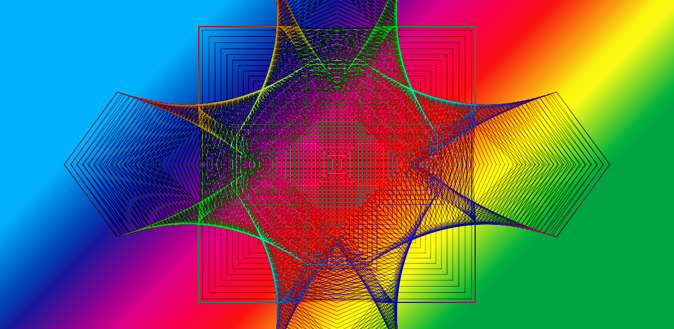 Colors of the Rainbow Fractal Art by lonewolf6738 by lonewolf6738