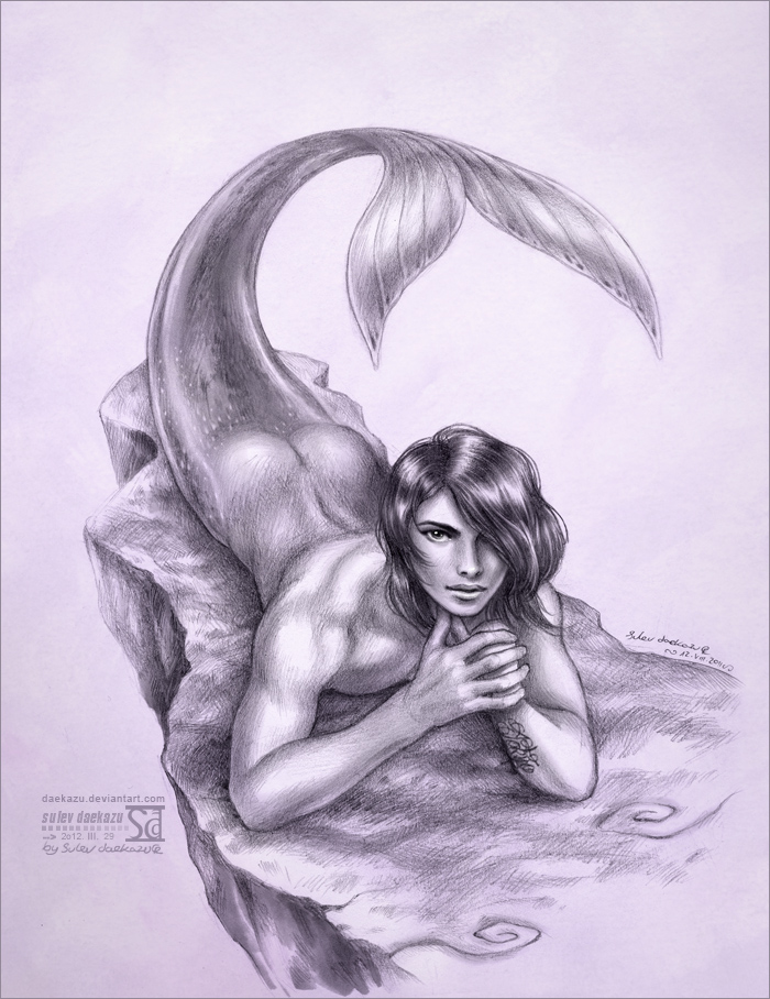 Fantasy Mermaid Art by daekazu