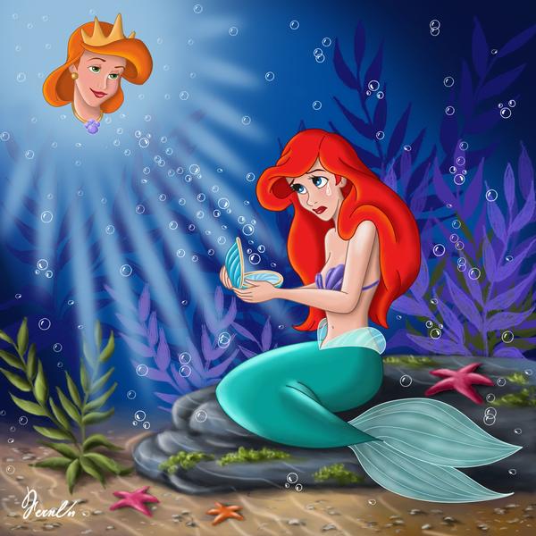 The Little Mermaid: Ariel's Beginning Art by FERNL