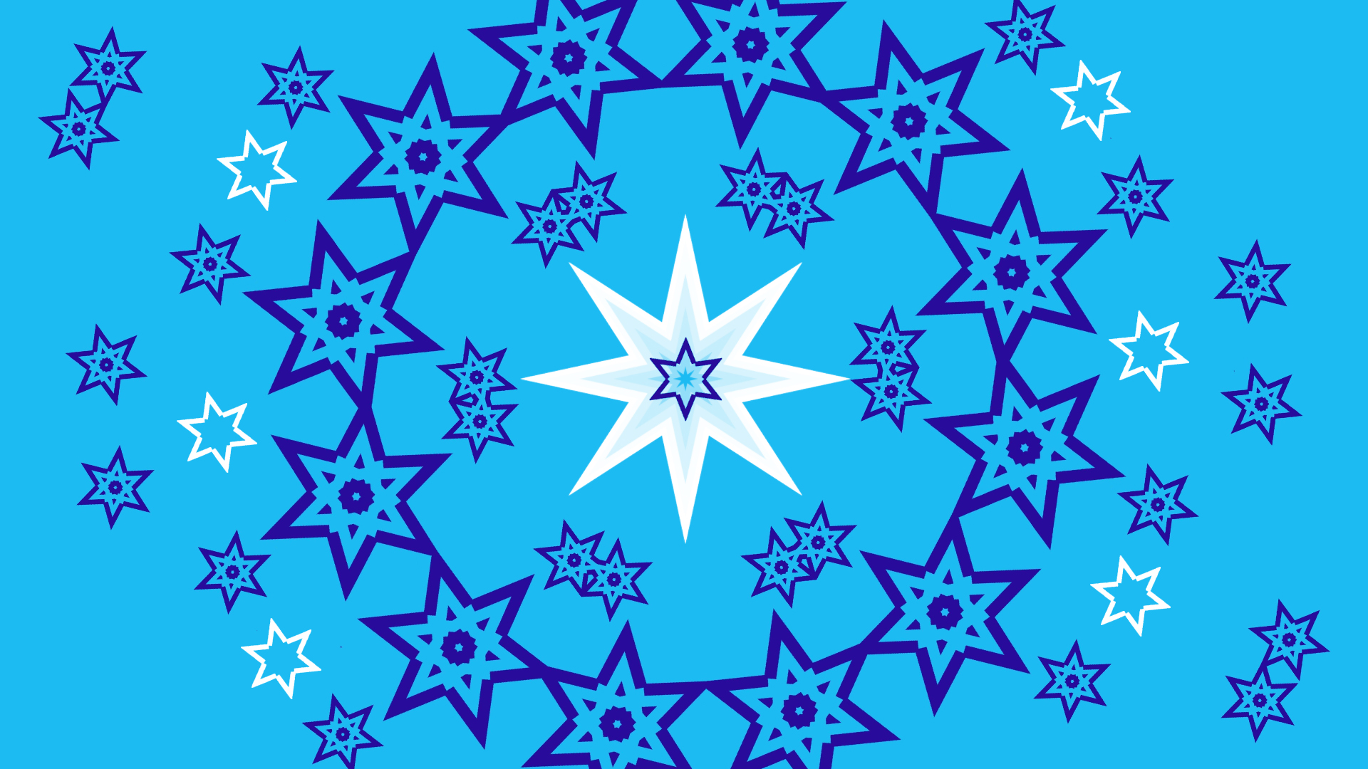 Blue stars #2 by Mimosa