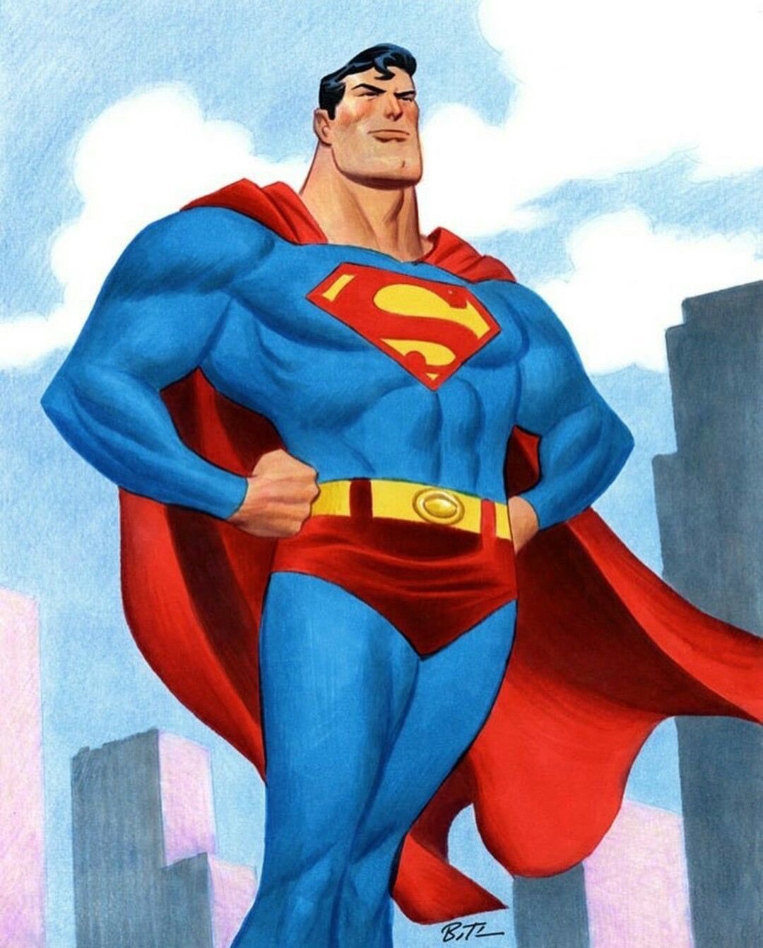 Superman Art by Bruce Timm