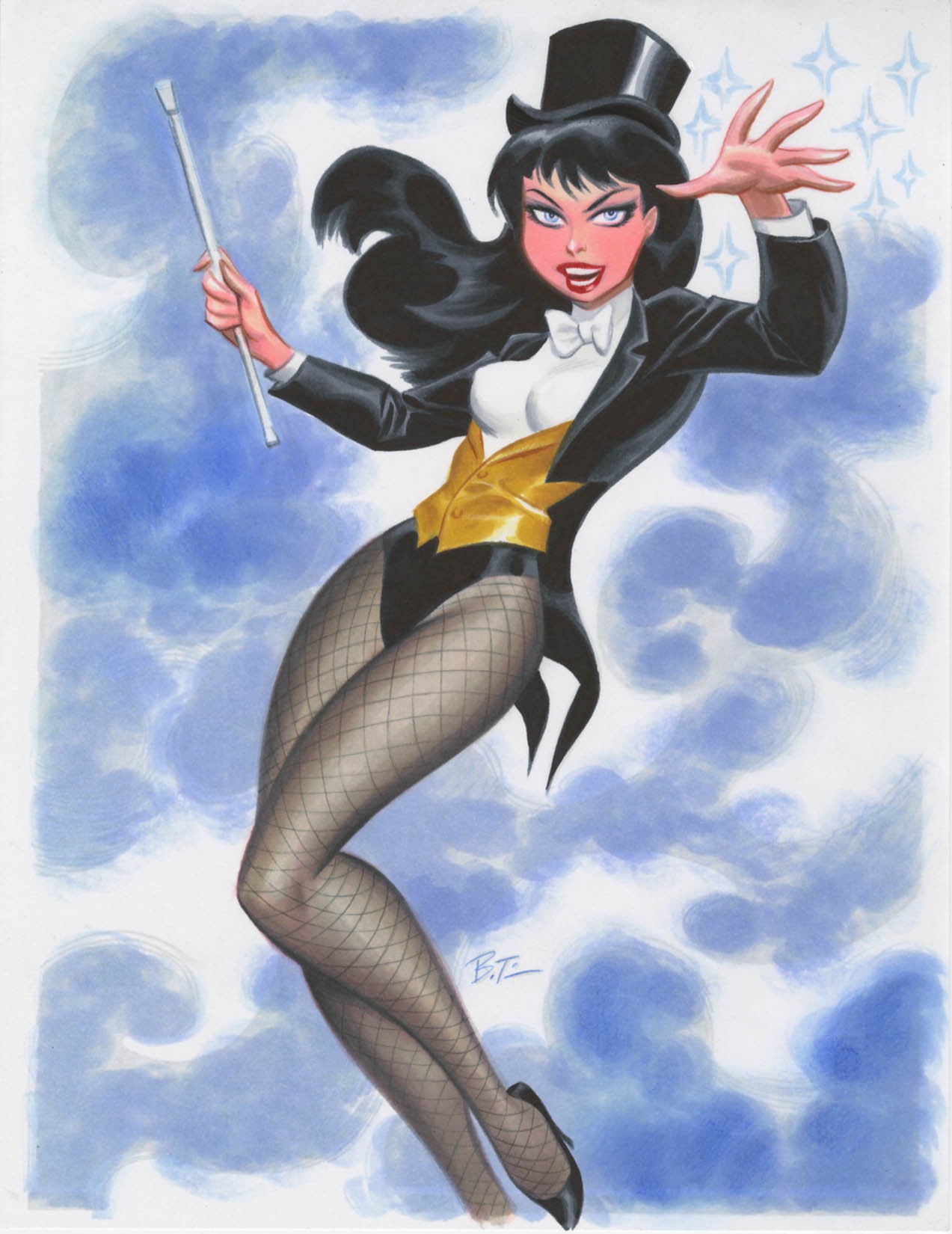 Zatanna Art by Bruce Timm