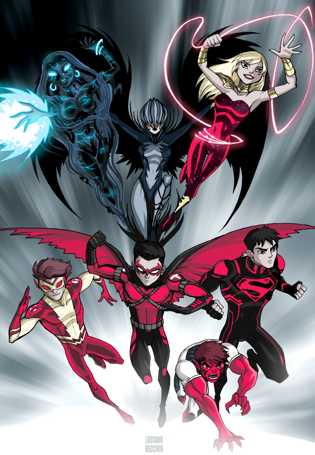 Teen Titans Art by lucianovecchio