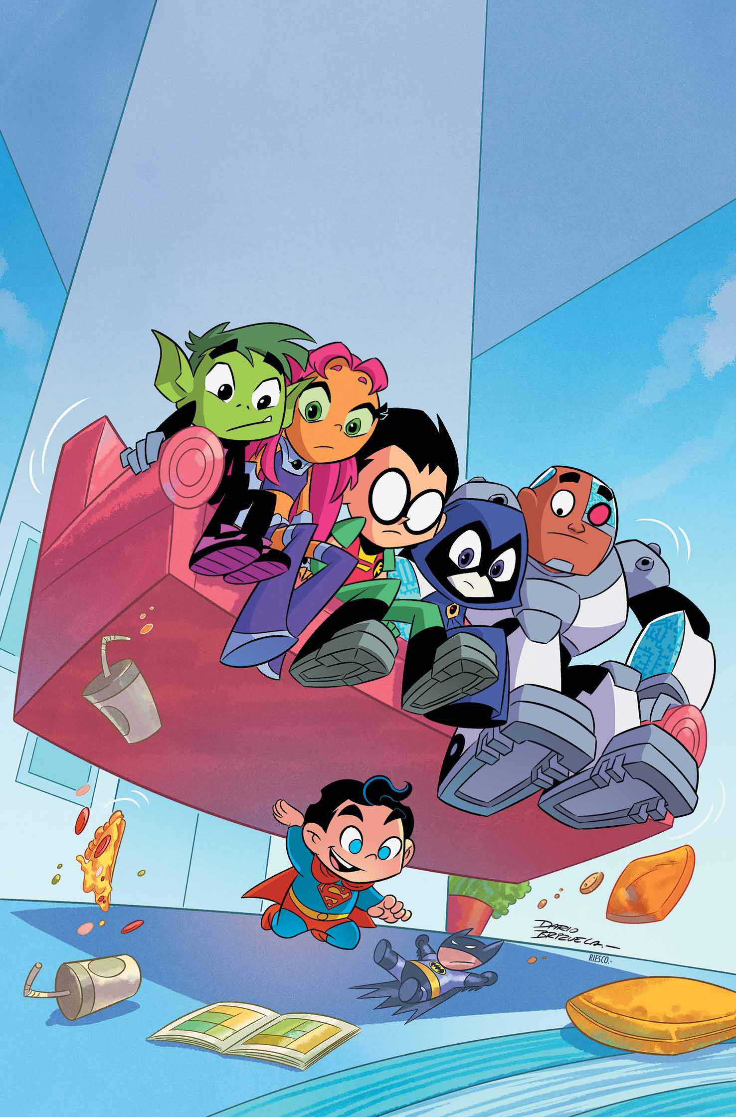DC Comics released Page Preview and Covers of Teen Titans 