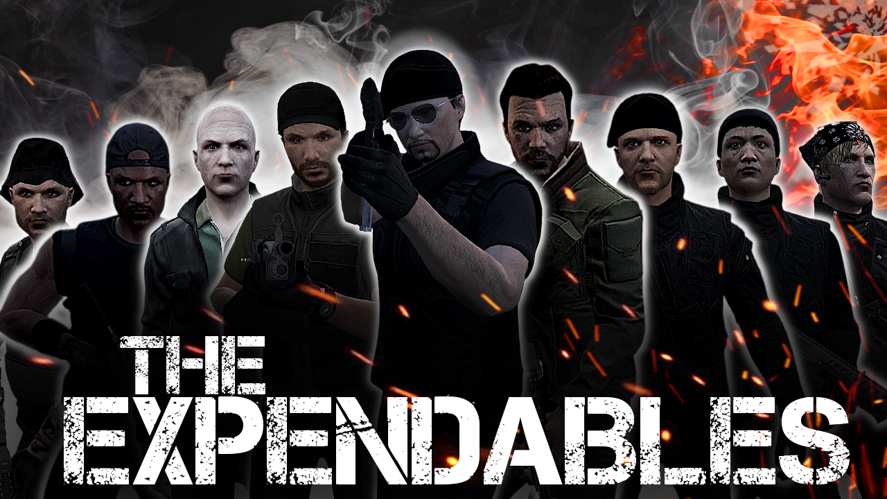The Expendables recreated in GTA 5 Online by Mrs_RockNRoll
