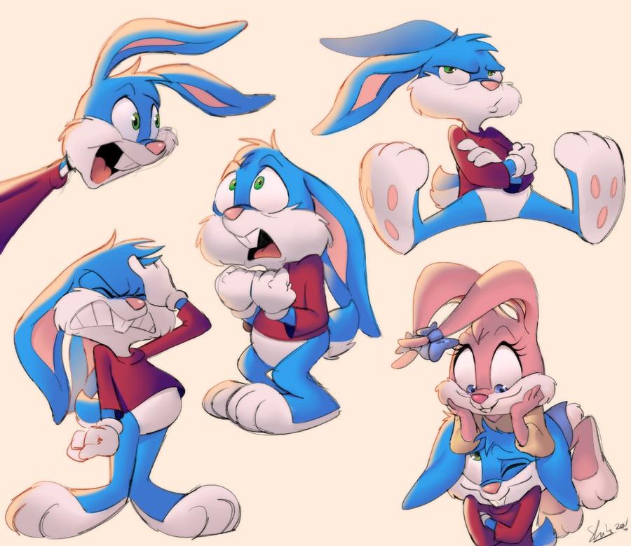 Tiny Toon Adventures Art by Shira-hedgie