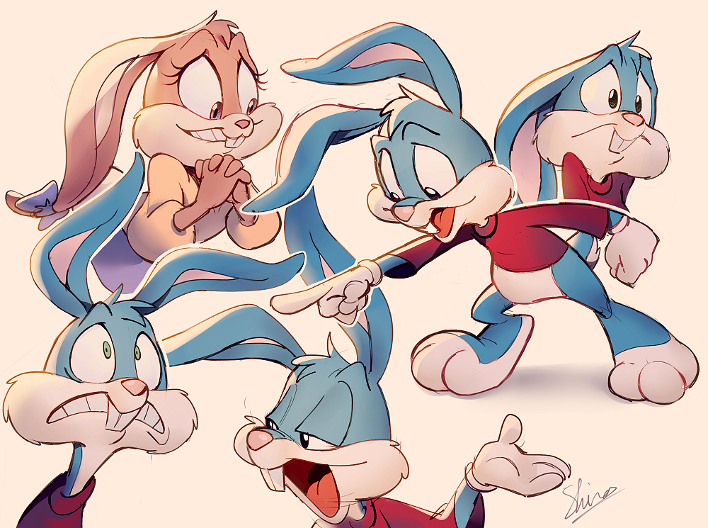 Tiny Toon Adventures Art by Shira-hedgie