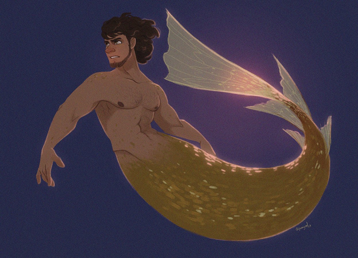 Download Tail Merman Fantasy Mermaid Art
