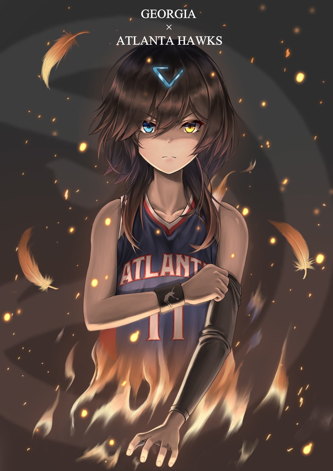 Download Atlanta Hawks Georgia (Azur Lane) Anime Azur Lane Art