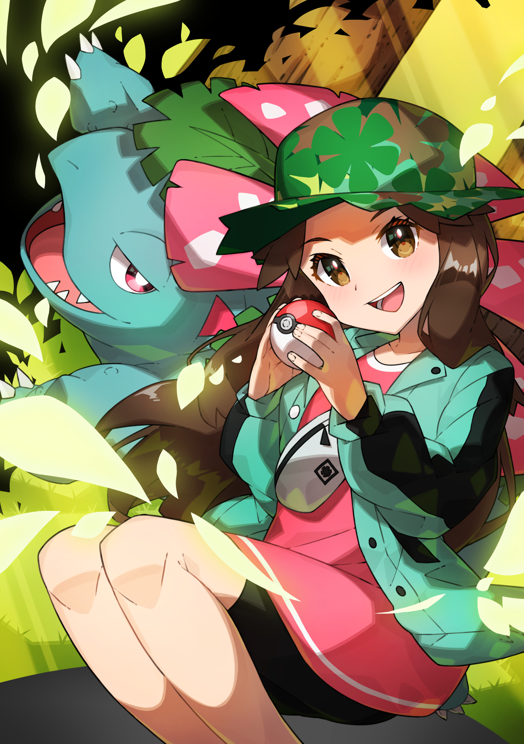 Download Pokemon Venusaur (Pokémon) Leaf (Pokémon) Video Game Pokémon Masters EX Art
