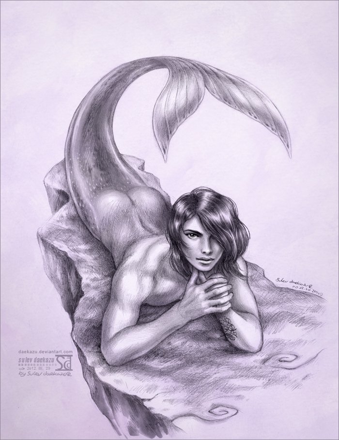 Download Tail Merman Fantasy Mermaid Art