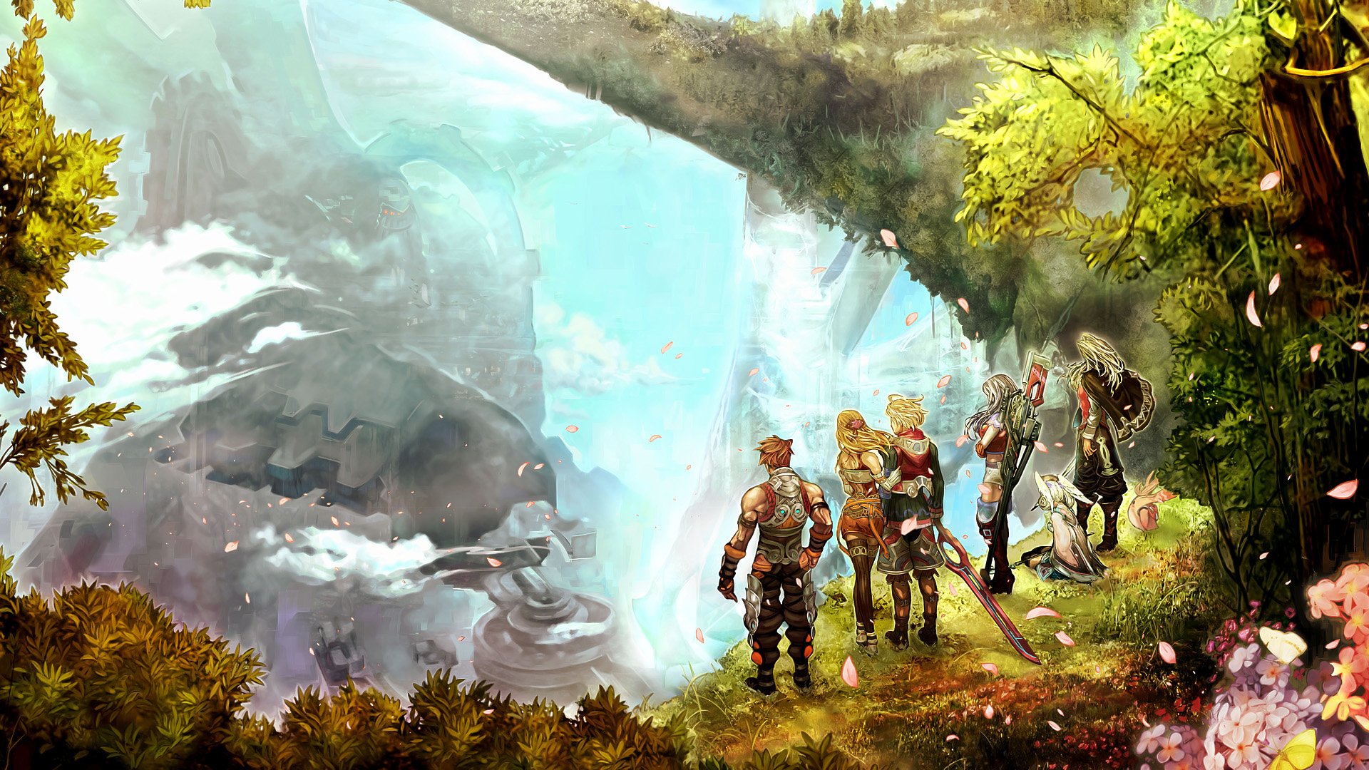 Download Video Game Xenoblade Fantasy Adventure Landscape Fantasy Adventure Fantasy Landscape Art