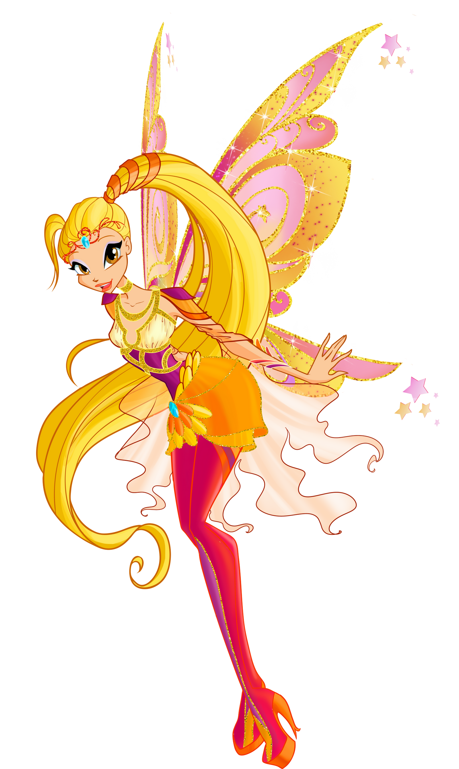 Download Wings Blonde Fairy Stella (Winx Club) TV Show Winx Club Art