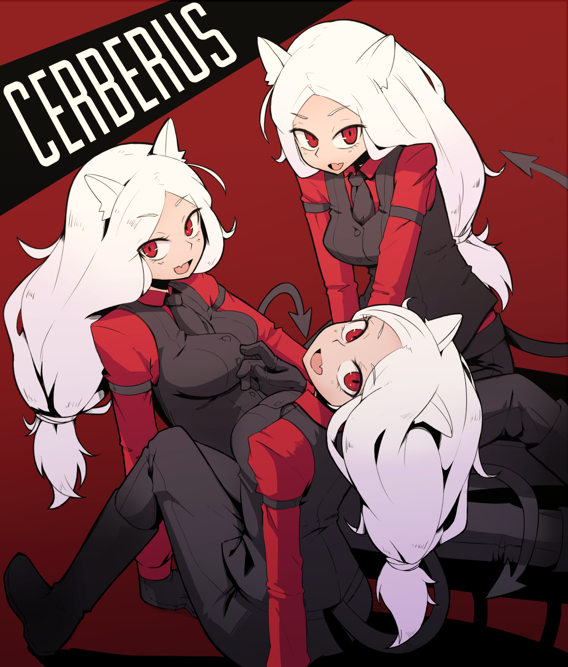 Download Cerberus (Helltaker) Video Game Helltaker Art