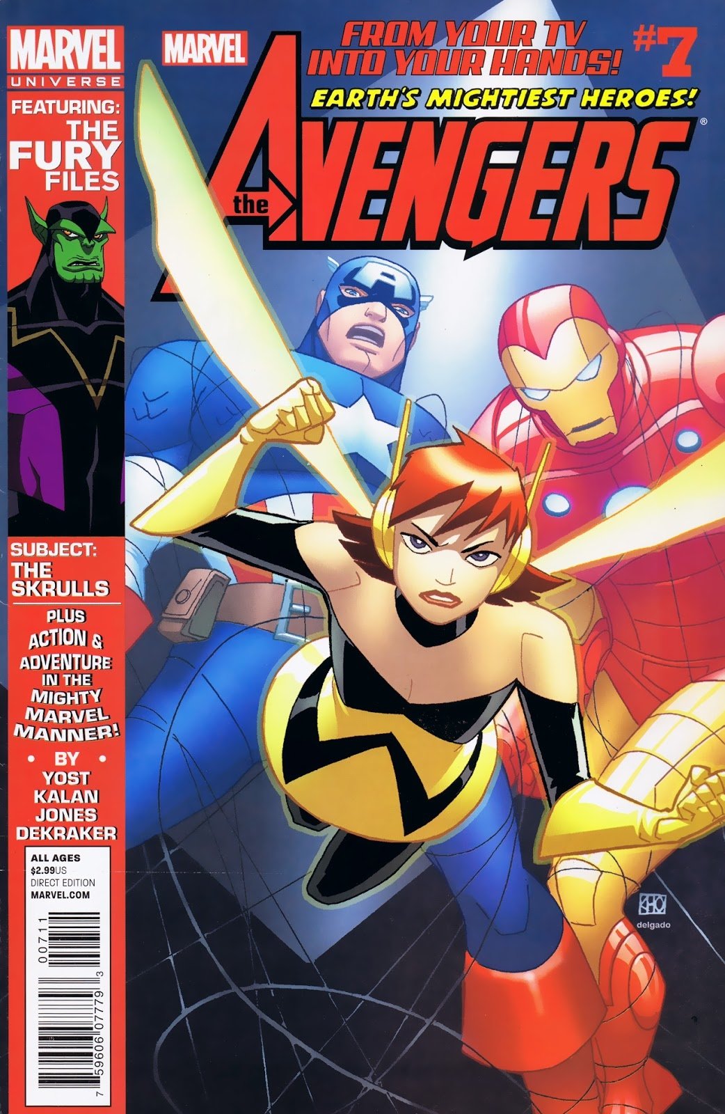 Download Skrull (Marvel Comics) Janet Van Dyne Captain America Iron Man Wasp (Marvel Comics) Comic The Avengers: Earth's Mightiest Heroes Art
