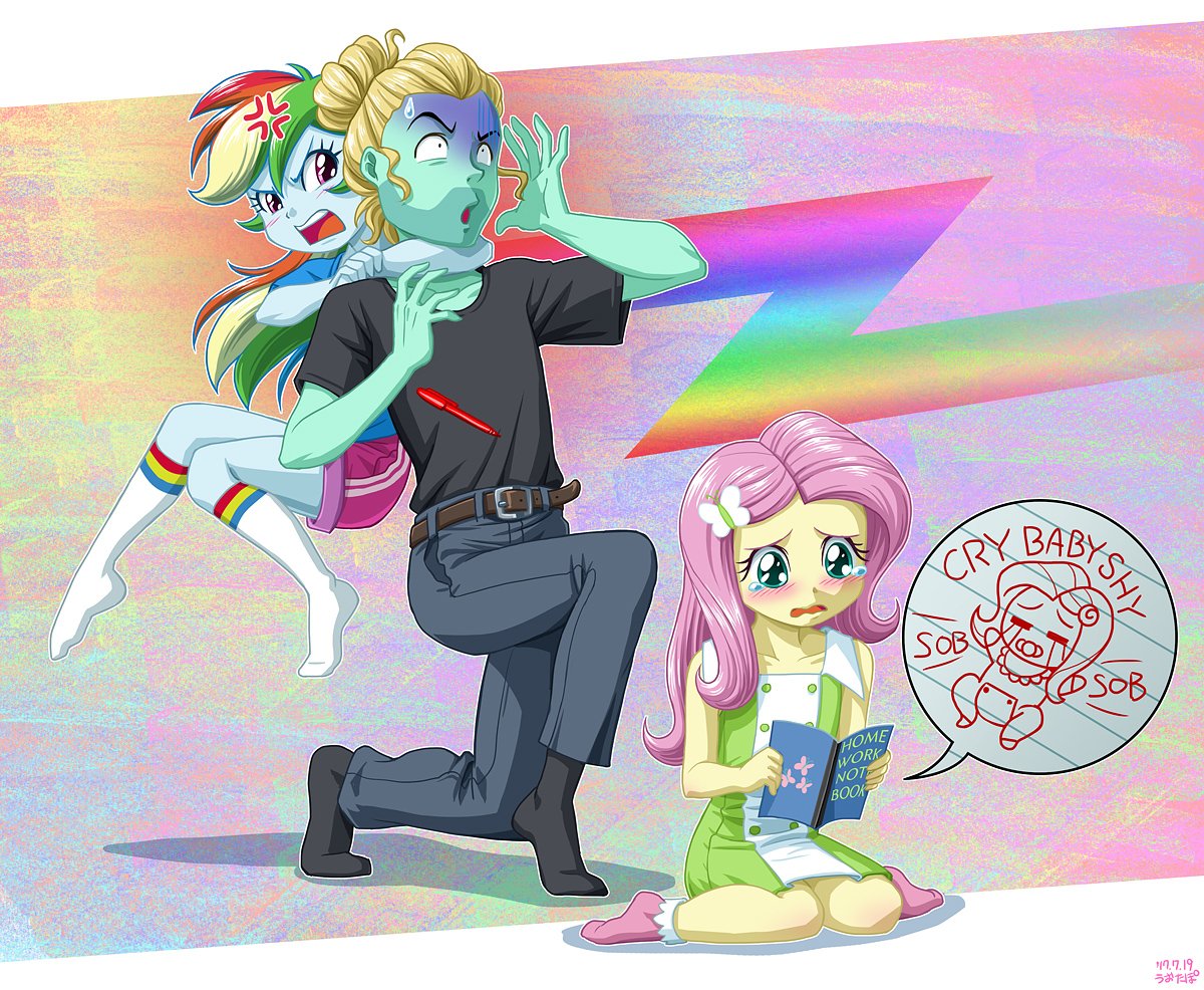Download Socks Fluttershy (My Little Pony) Rainbow Dash Zephyr Breeze TV Show My Little Pony: Equestria Girls Art