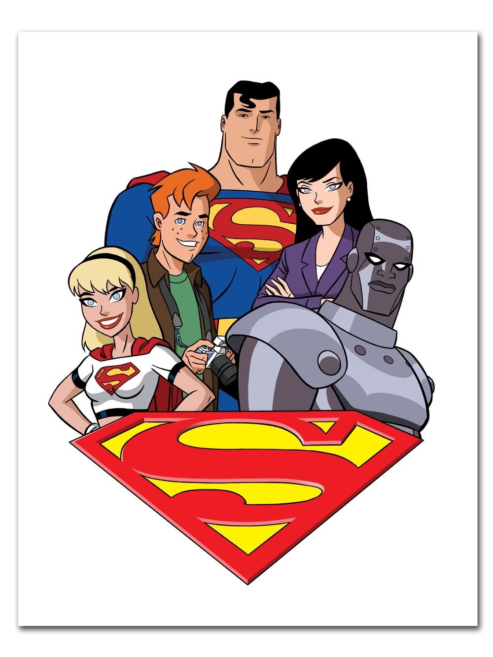 Download John Henry Irons Superman Logo Supergirl Steel (DC Comics) Jimmy Olsen Lois Lane TV Show Superman: The Animated Series Art