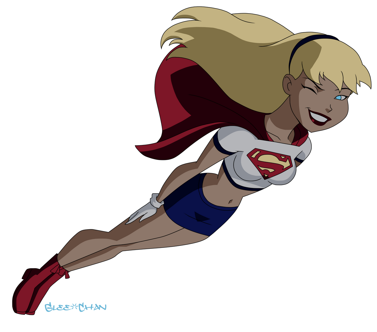 Download Wink Supergirl TV Show Justice League Unlimited Art