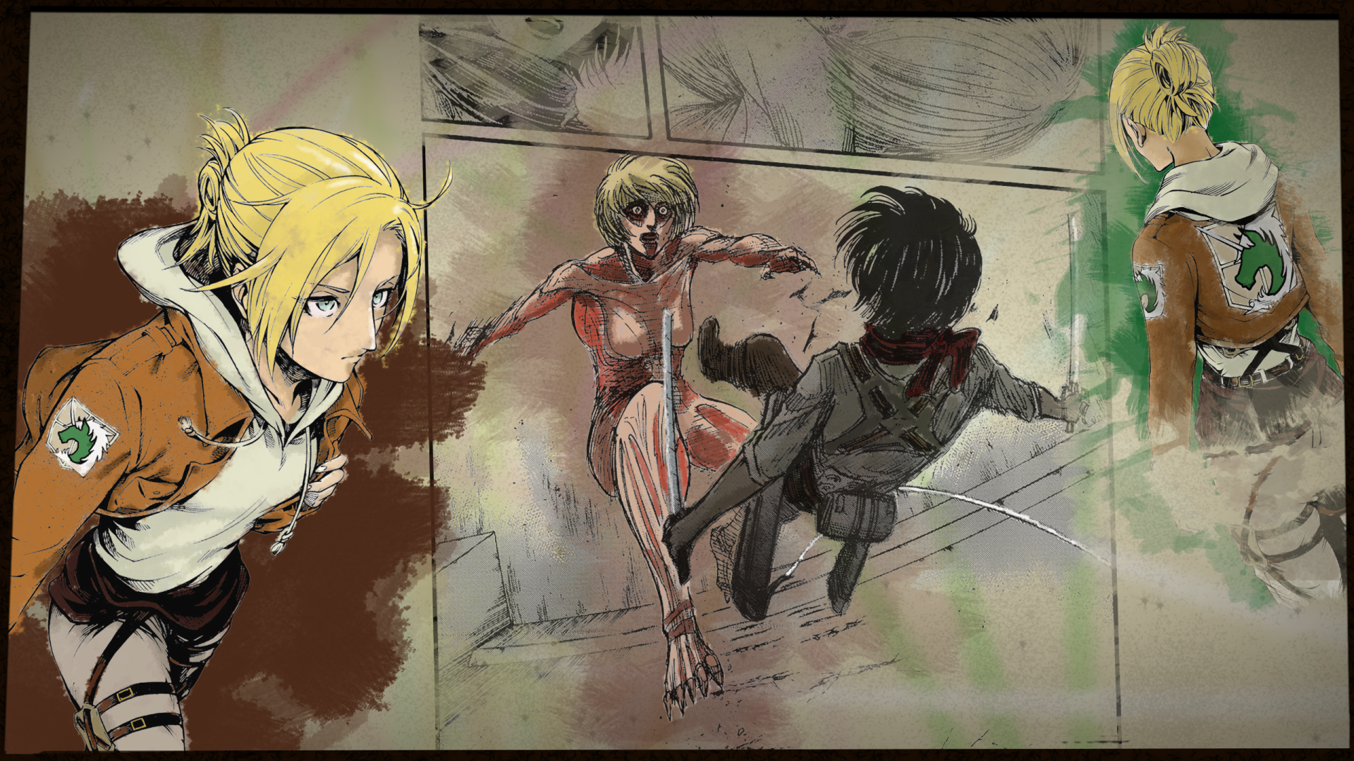 Download Titan Annie Leonhart Anime Attack On Titan Art by AurigaDP