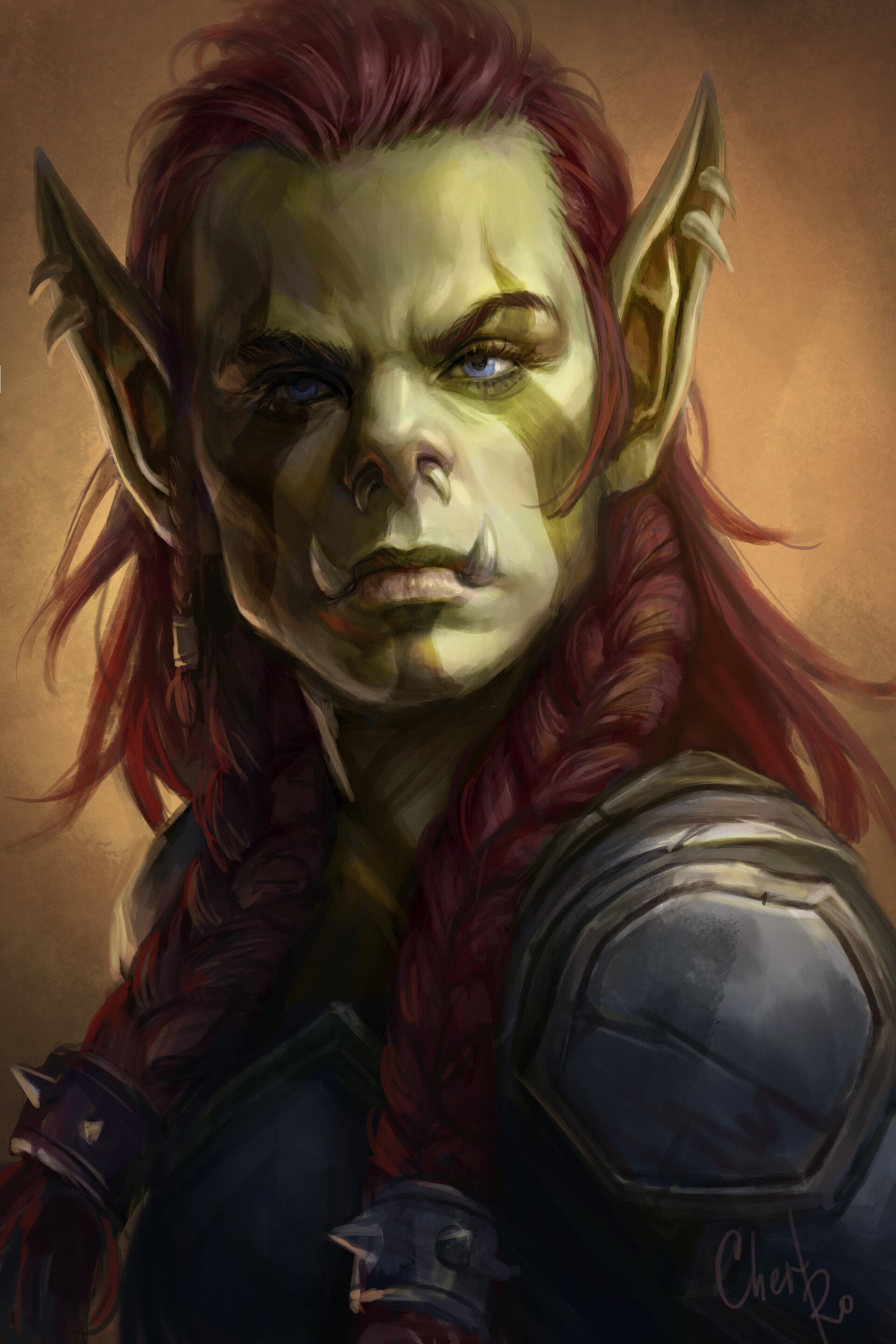Download Orc Video Game World Of Warcraft Art