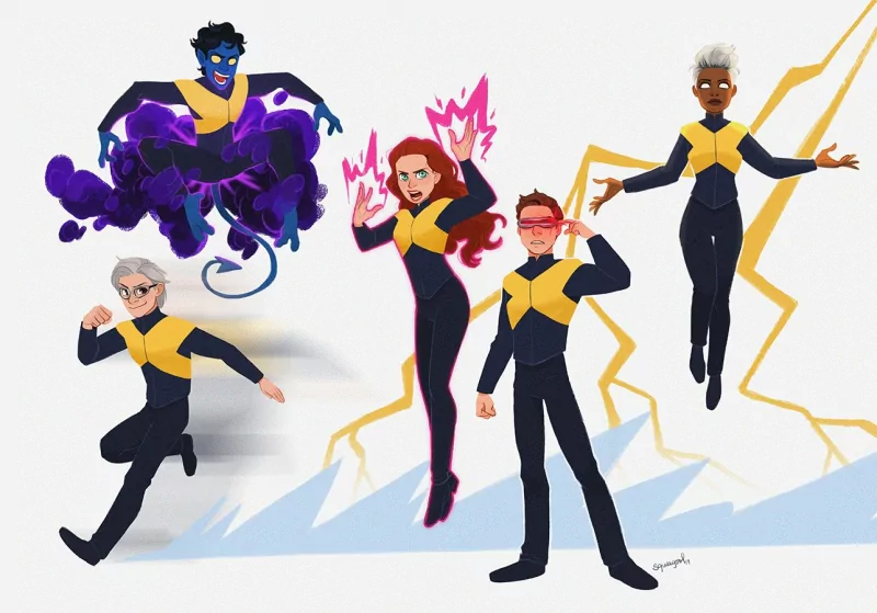 Storm (Marvel Comics) Scott Summers mutant X-Men: Dark Phoenix X-Men Quicksilver (Marvel Comics) Nightcrawler (Marvel Comics) Cyclops (Marvel Comics) Jean Grey movie Dark Phoenix Image