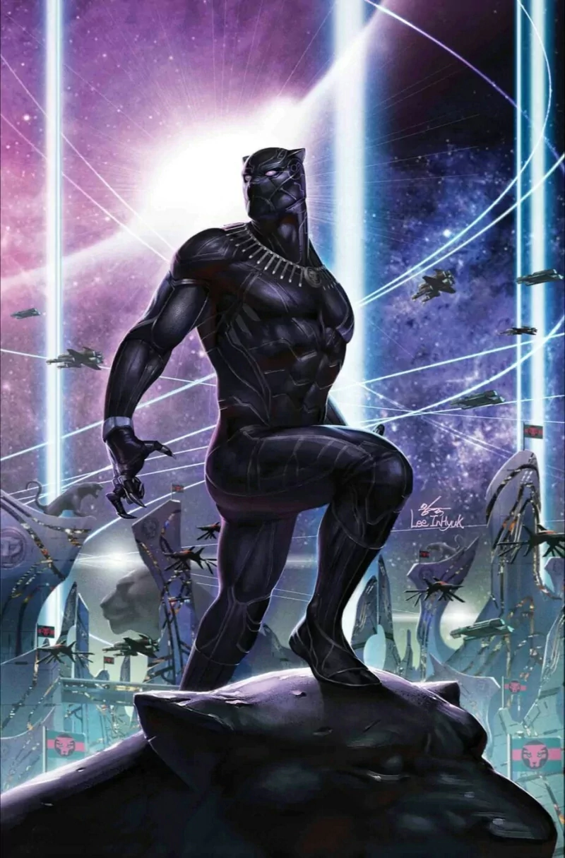 T'Challa Wakanda Black Panther (Marvel Comics) Comic Image