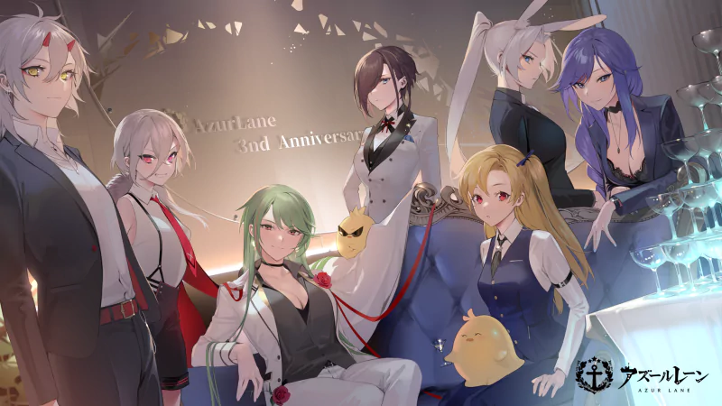 Ark Royal (Azur Lane) Hiryuu (Azur Lane) Kinu (Azur Lane) Cleveland (Azur Lane) Littorio (Azur Lane) Biloxi (Azur Lane) Z1 Leberecht Maass (Azur Lane) Anime Azur Lane Image