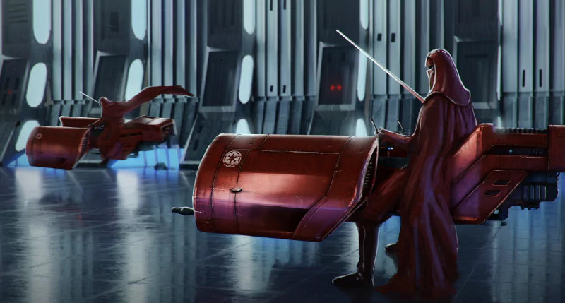  Royal Guard's speeder by Kentaro Kameda