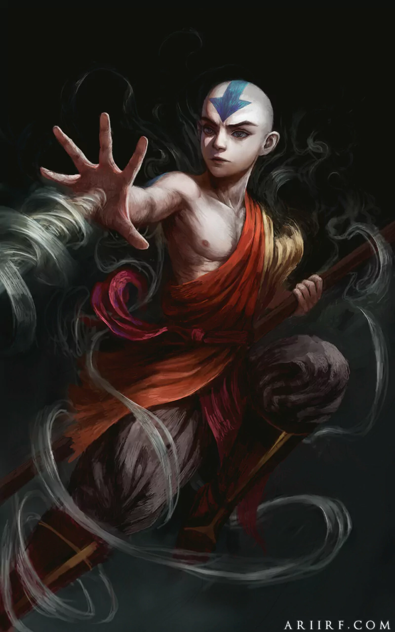 Aang (Avatar) - Desktop Wallpapers, Phone Wallpaper, PFP, Gifs, and More!