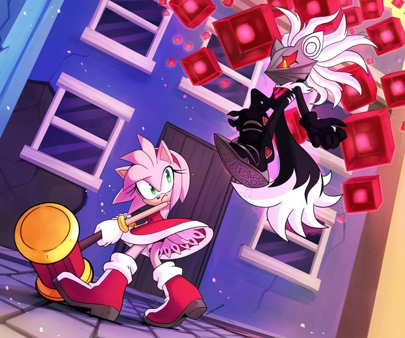 Piko Piko Hammer Infinite (Sonic The Hedgehog) Amy Rose video game Sonic Forces Image
