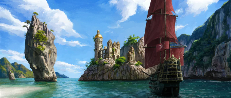 fantasy ship Image