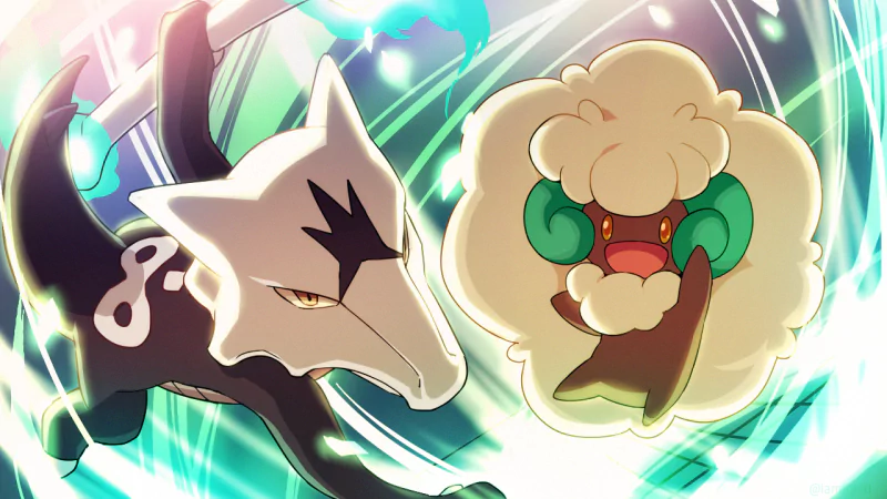 Alolan Marowak Whimsicott (Pokémon) video game Pokemon Image