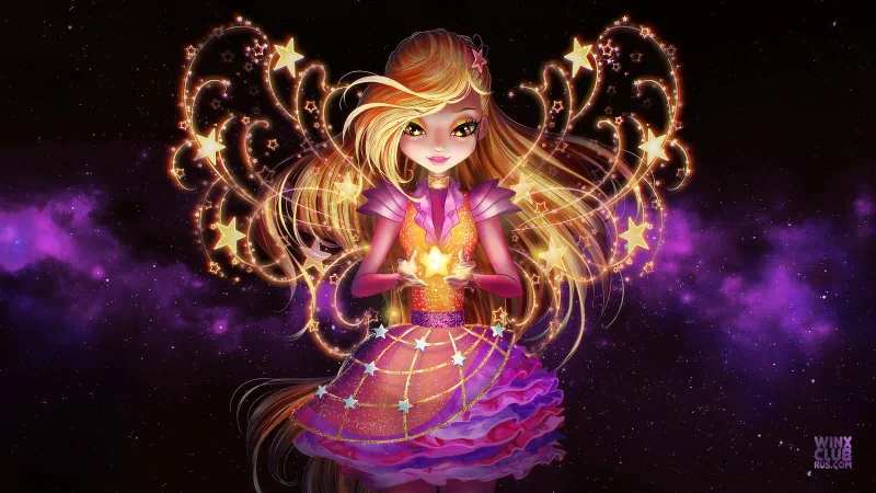 wings magic blonde fairy Stella (Winx Club) TV Show Winx Club Image