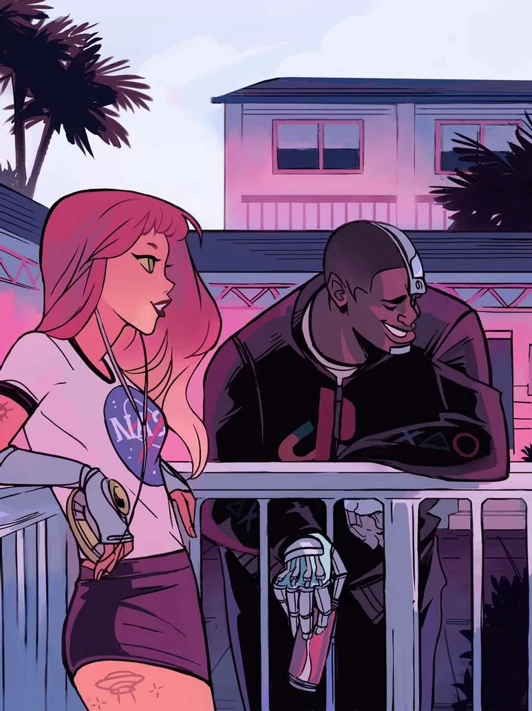 Koriand'r Victor Stone Cyborg (DC Comics) Starfire (DC Comics) Comic Teen Titans Image