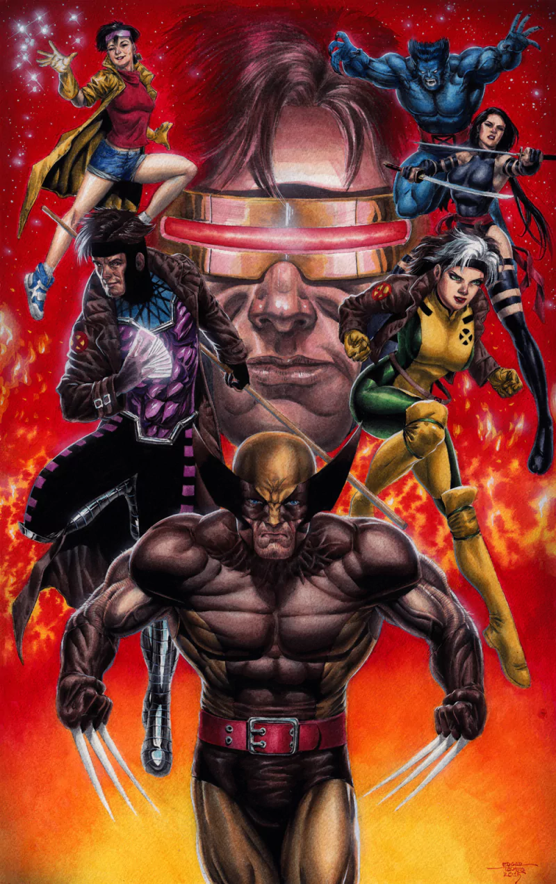Beast (Marvel Comics) Jubilee (Marvel Comics) Gambit (Marvel Comics) Psylocke (Marvel Comics) Wolverine Rogue (Marvel Comics) Cyclops (Marvel Comics) Comic X-Men Image
