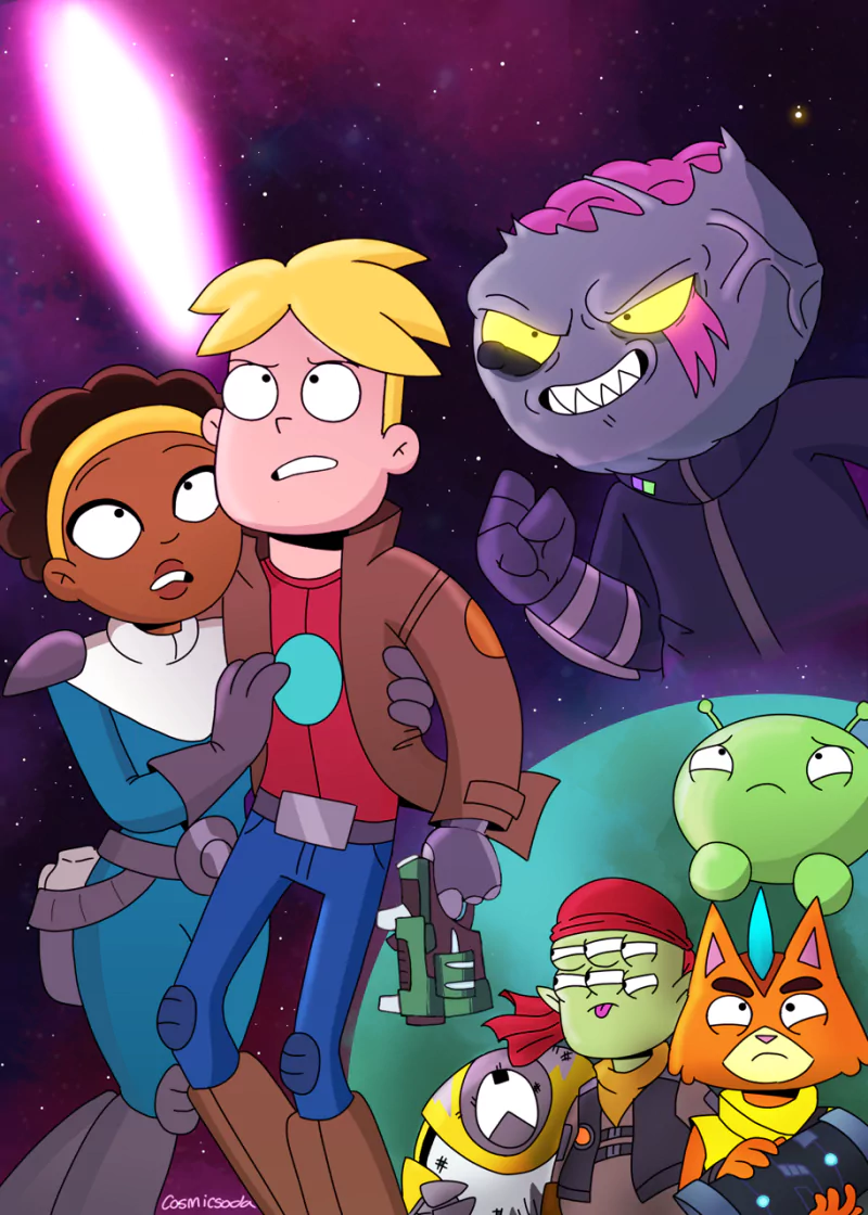 gun KVN (Final Space) Lord Commander (Final Space) Mooncake (Final Space) Tribore (Final Space) Quinn Airgon Little Cato (Final Space) Gary Goodspeed TV Show Final Space Image