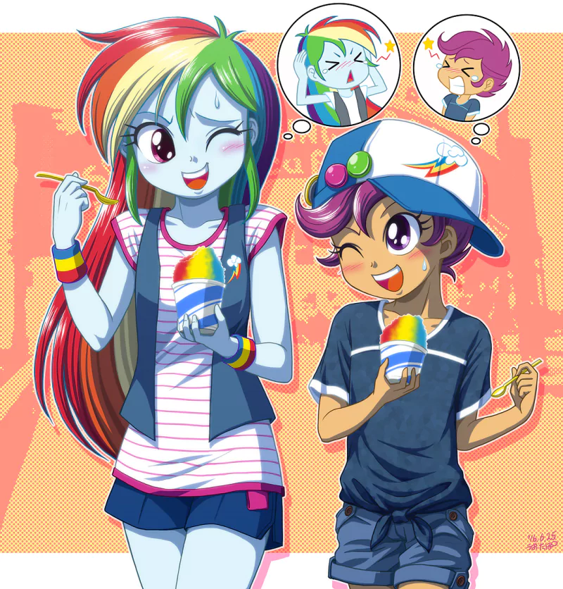 wink cap Scootaloo (My Little Pony) Rainbow Dash TV Show My Little Pony: Equestria Girls Image