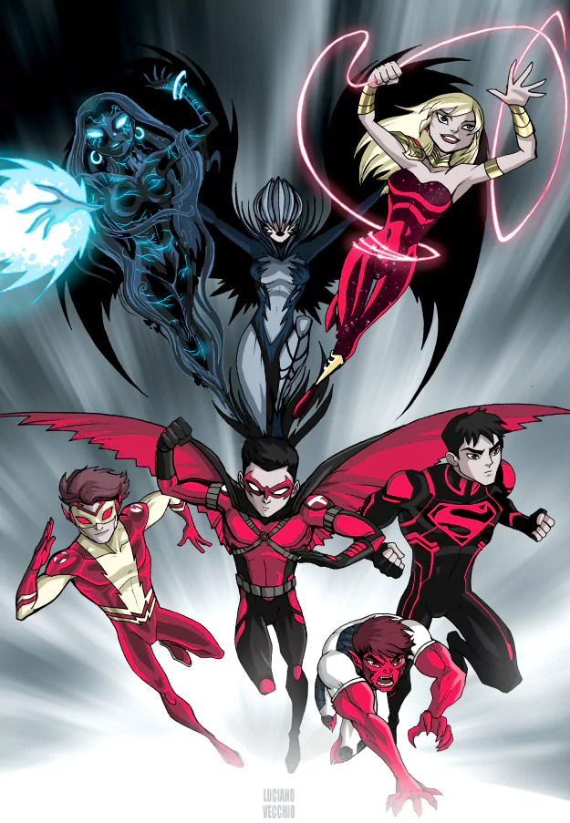 Garfield Logan Solstice (DC Comics) The New 52 DC Comics Raven (DC Comics) Conner Kent Superboy Beast Boy Bar Torr Cassandra Sandsmark Tim Drake Wonder Girl Comic Teen Titans Image