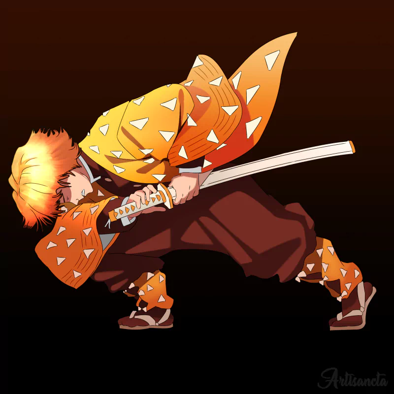  Zenitsu - Thunder Breathing, First Form
