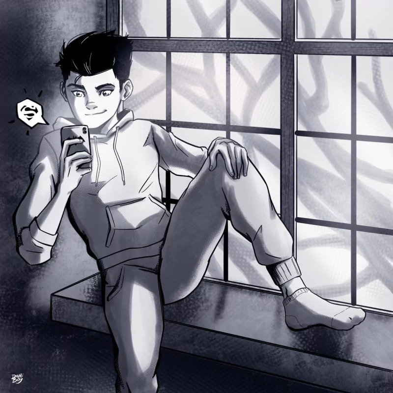 DC Comics phone socks Damian Wayne Comic Super-Sons Image